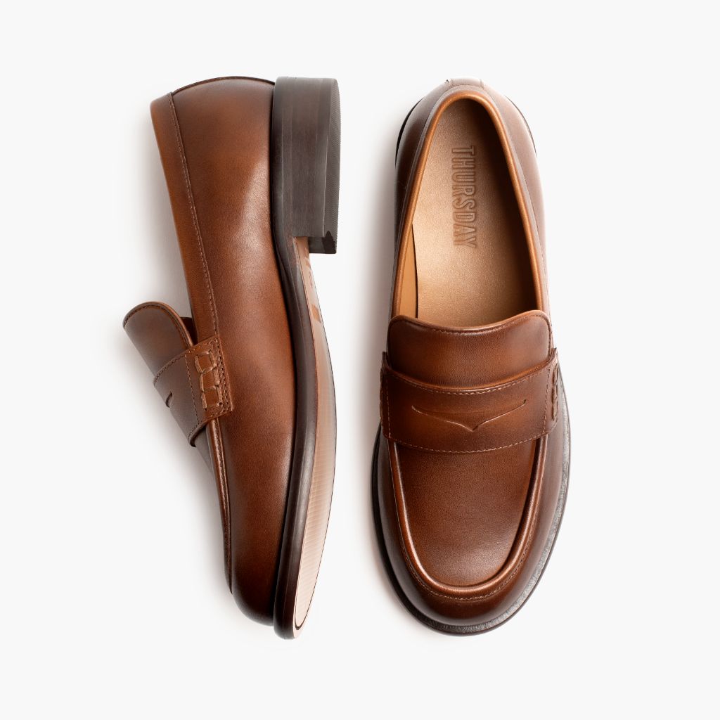 Dress Penny Pecan Botas em couro para Mulher - Contraforte reforçado e costuras duplas de precisão