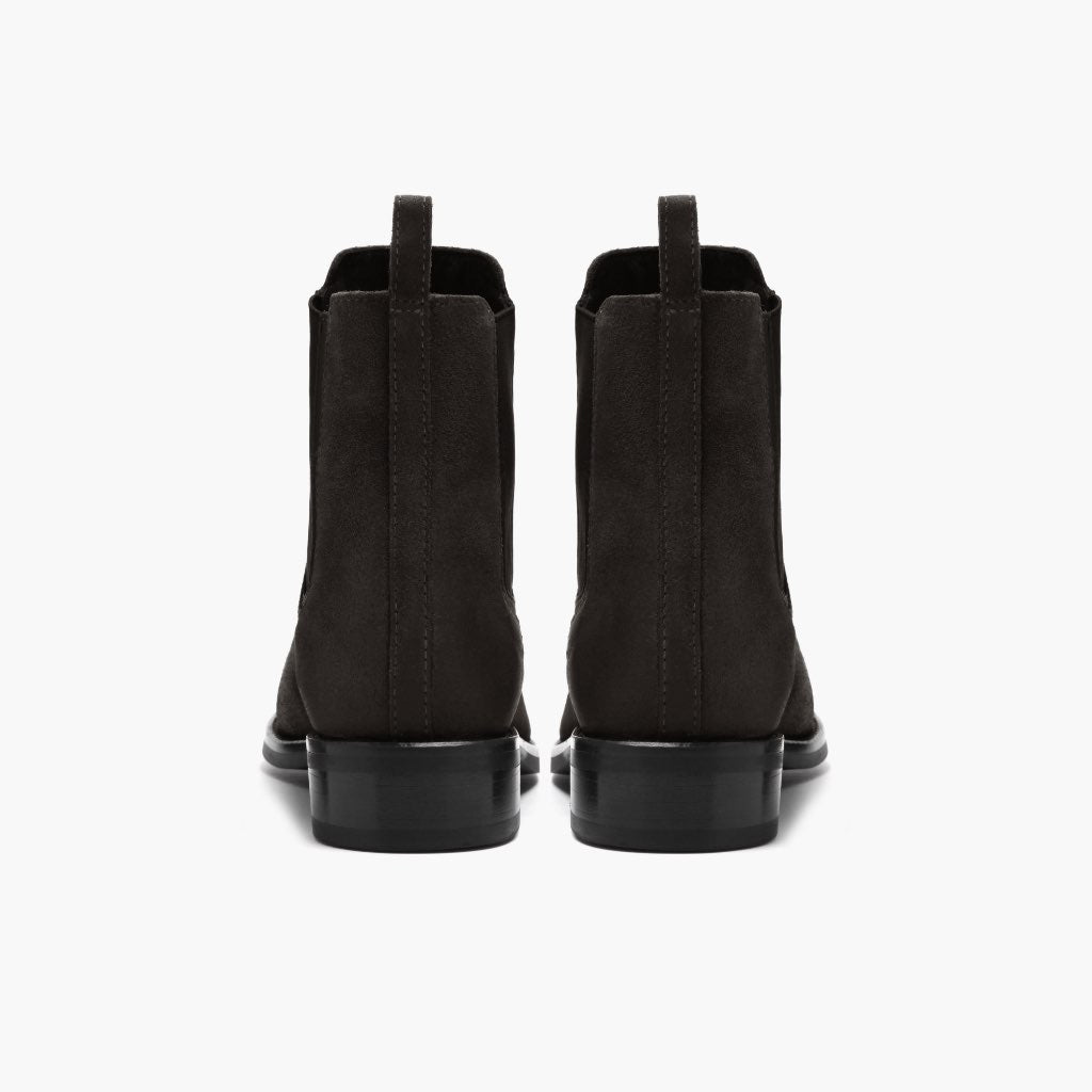 Duchess Shadow Grey Botas em couro para Mulher - Contraforte reforçado e costuras duplas de precisão
