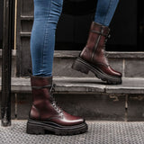 Styled On-Foot Perspective Demonstrating Ankle Fit & Silhouette on Model