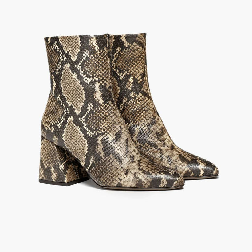 Heartbreaker Snake Print Botas em couro para Mulher