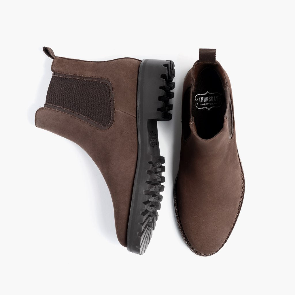 Legend Truffle Botas em couro para Mulher - Contraforte reforçado e costuras duplas de precisão