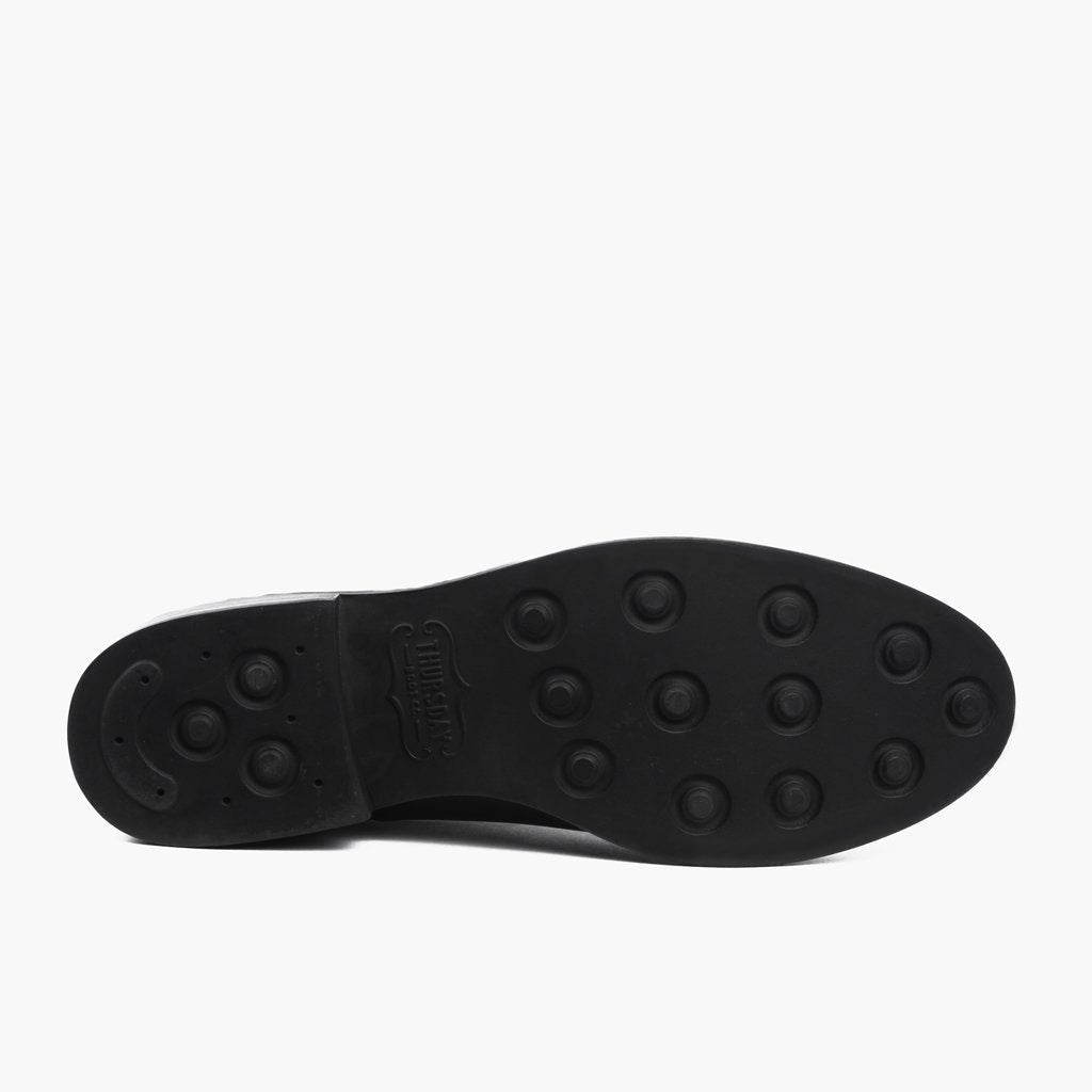 High-Traction Rubber Outsole & Lug Tread Pattern on Duchess Glazed Ginger Botas em couro para Mulher
