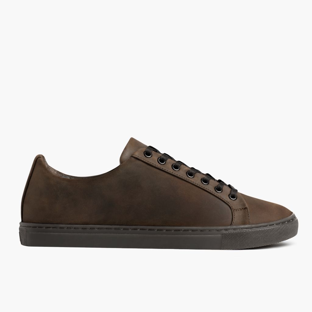 Classic Full-Grain leather Sneakers - Construção de vira Goodyear e biqueira