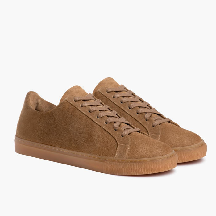 Women's Premier Low Top Camel Leather Sneakers