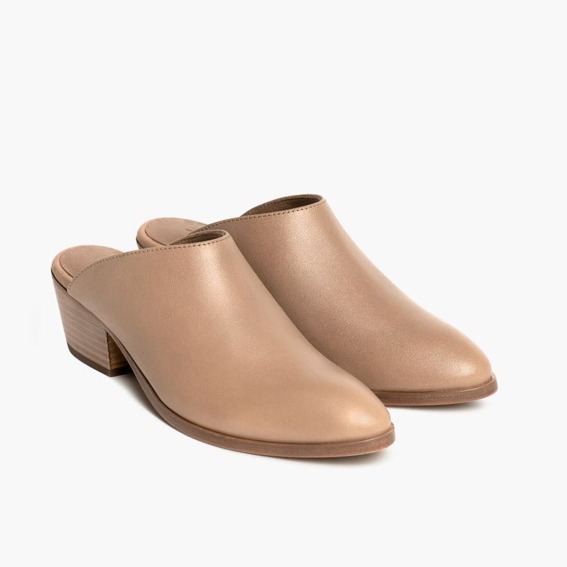 Breeze Milk Coffee Botas em couro para Mulher