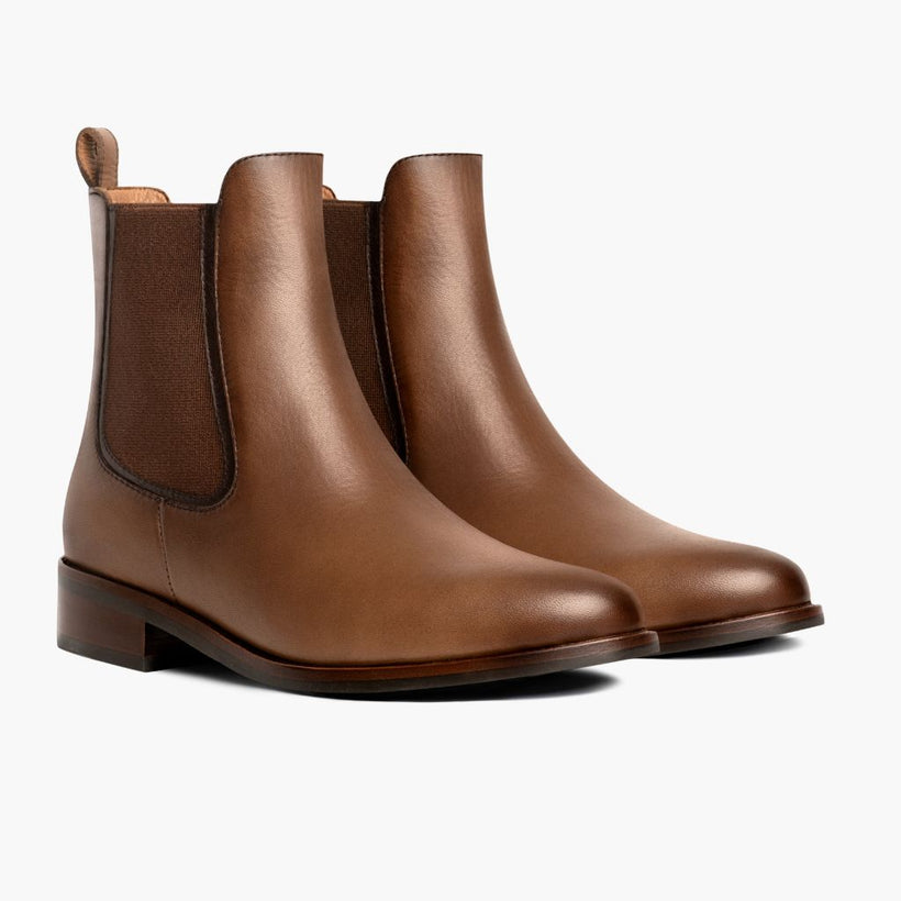 Duchess Amber Wheat Leather Boots para Mulher