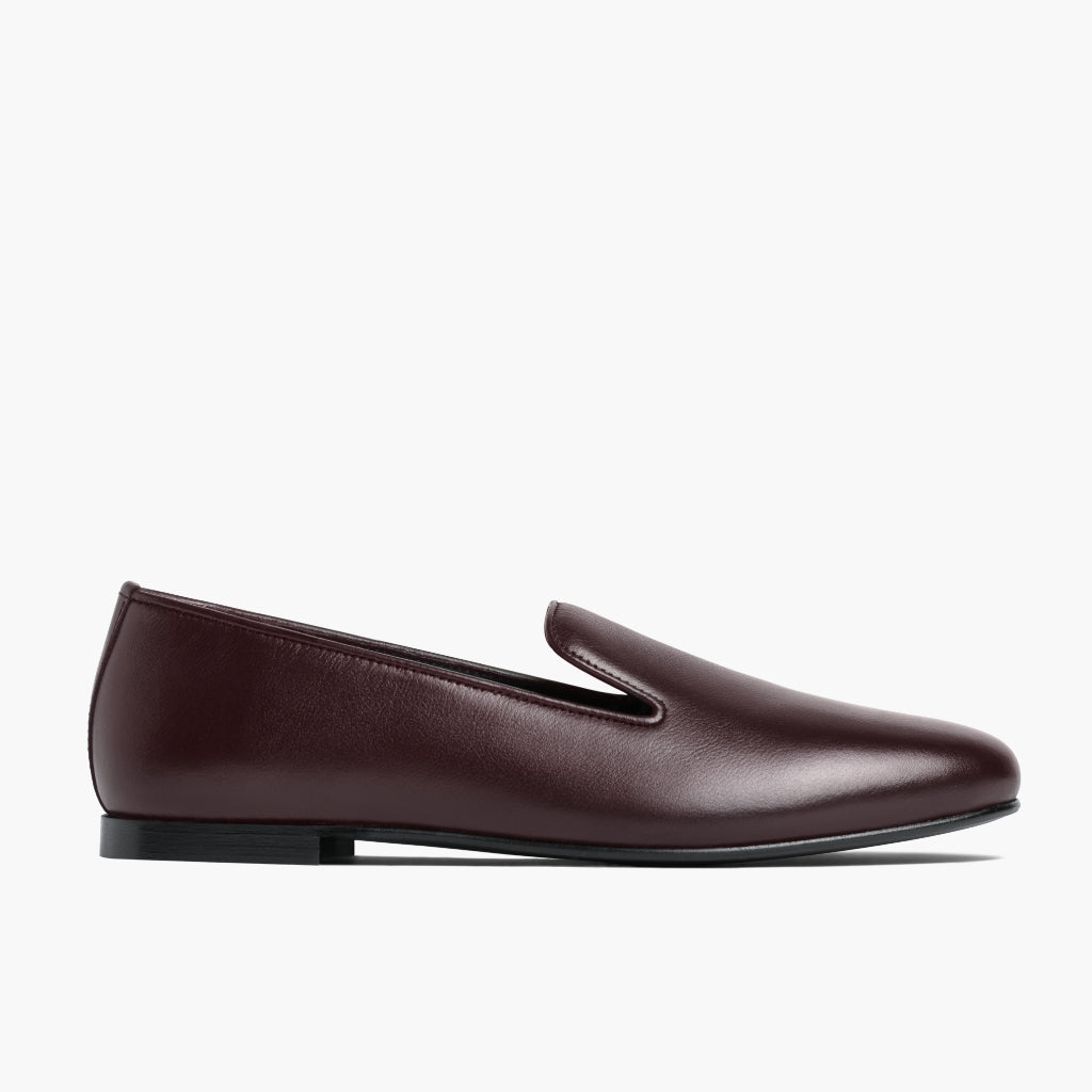 Burgundy Full-Grain leather Boots - Construção de vira Goodyear e biqueira