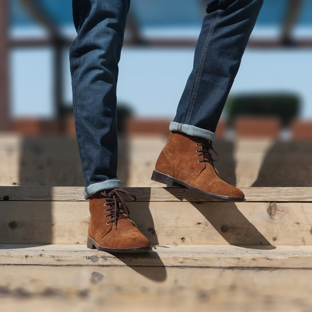 Orlaven Knight Derby Castanho Suede Botas em couro para Homem footwear image 10