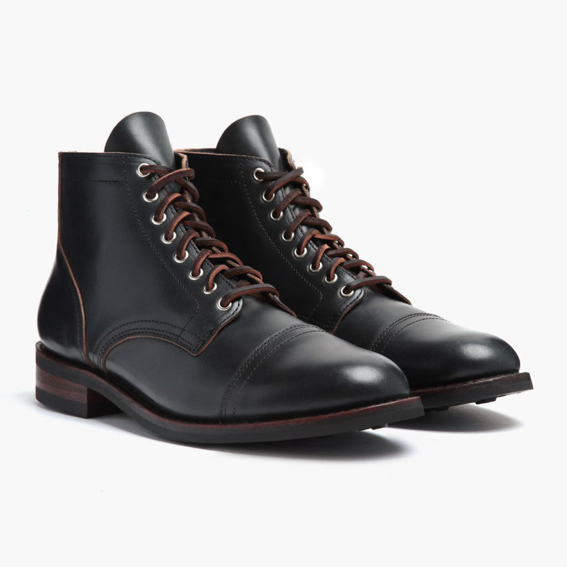 Vanguard Indigo Botas em couro para Homem