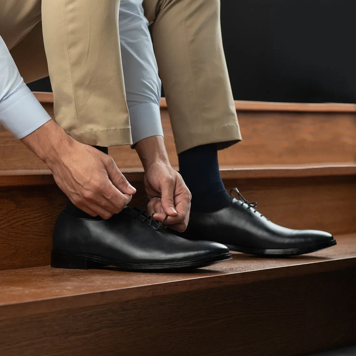 Orlaven Director Wholecut Preto Sapatos em couro para Homem footwear image 10