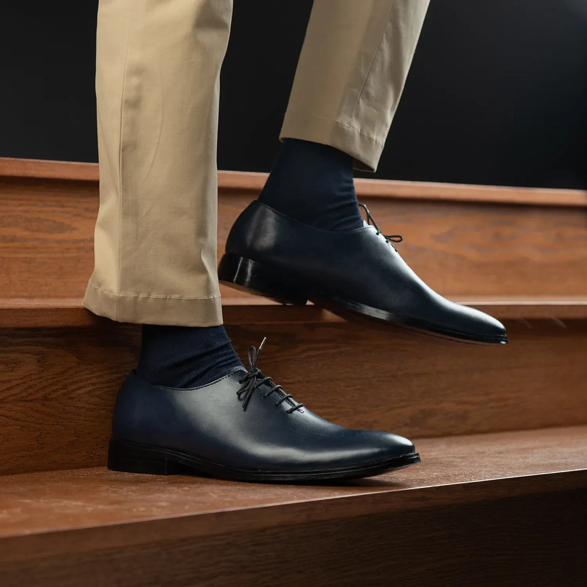 Orlaven Director Wholecut Midnight Azul Sapatos em couro para Homem footwear image 10
