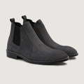 Clarkson Chelsea Grey Nubuck Botas em couro - StudGuard para Homem