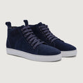 Marty High Top Azul Suede Sapatilhas em pele para Homem