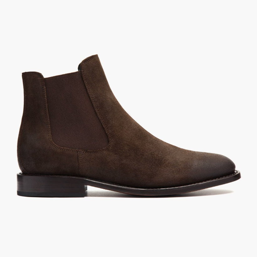 Cavalier Dark Castanho Leather Boots para Homem