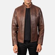 Alex Blusão Biker de Couro para Homem – alternate product view 1