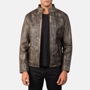 Alex Blusão Biker de Couro para Homem – alternate product view 1