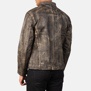 Alex Blusão Biker de Couro para Homem – alternate product view 5