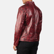 Alex Blusão Biker de Couro para Homem – alternate product view 5