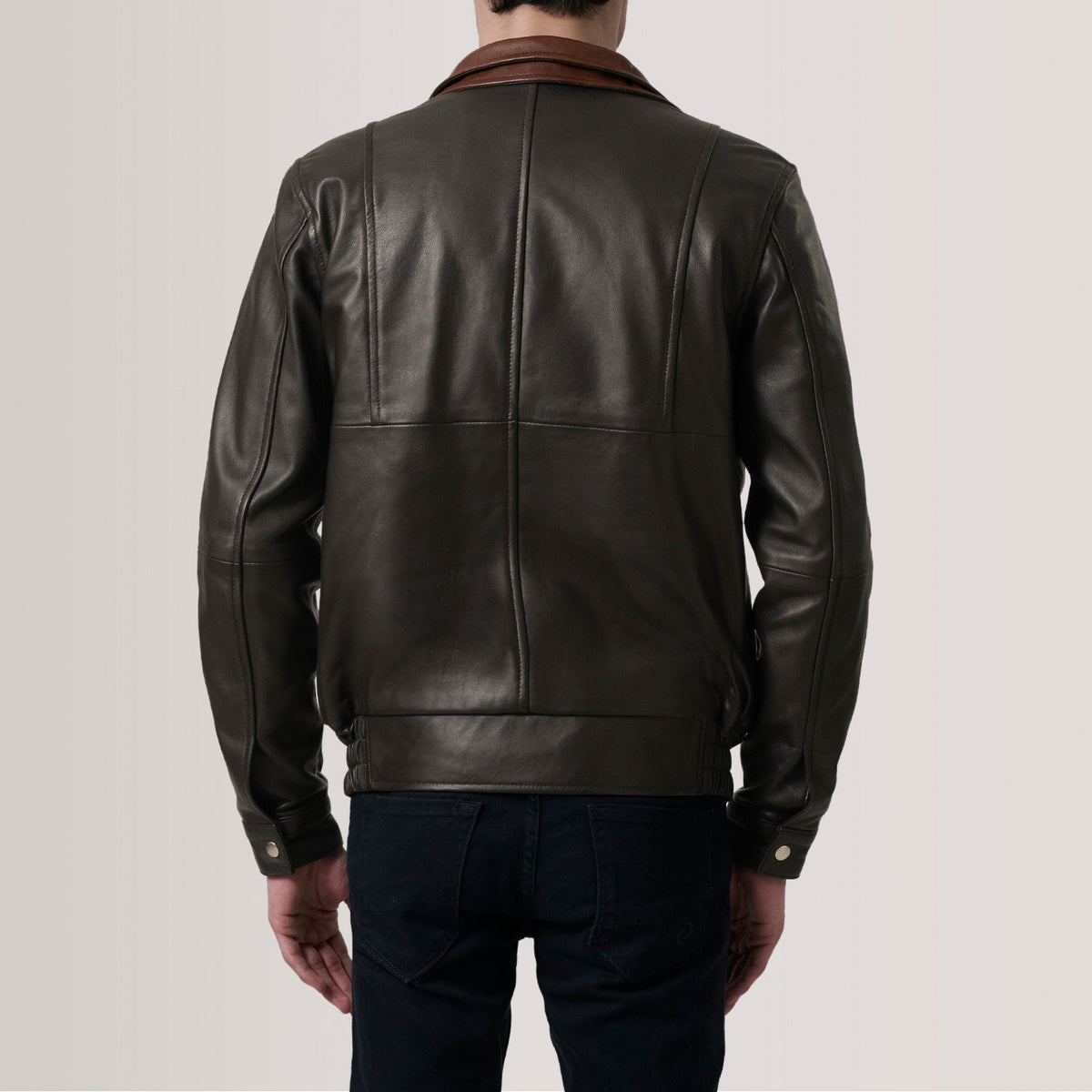 Alfred Blusão Bomber de Couro para Homem – alternate product view 5