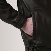 Alfred Blusão Bomber de Couro para Homem – alternate product view 6