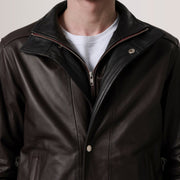 Alfred Blusão Bomber de Couro para Homem – alternate product view 4