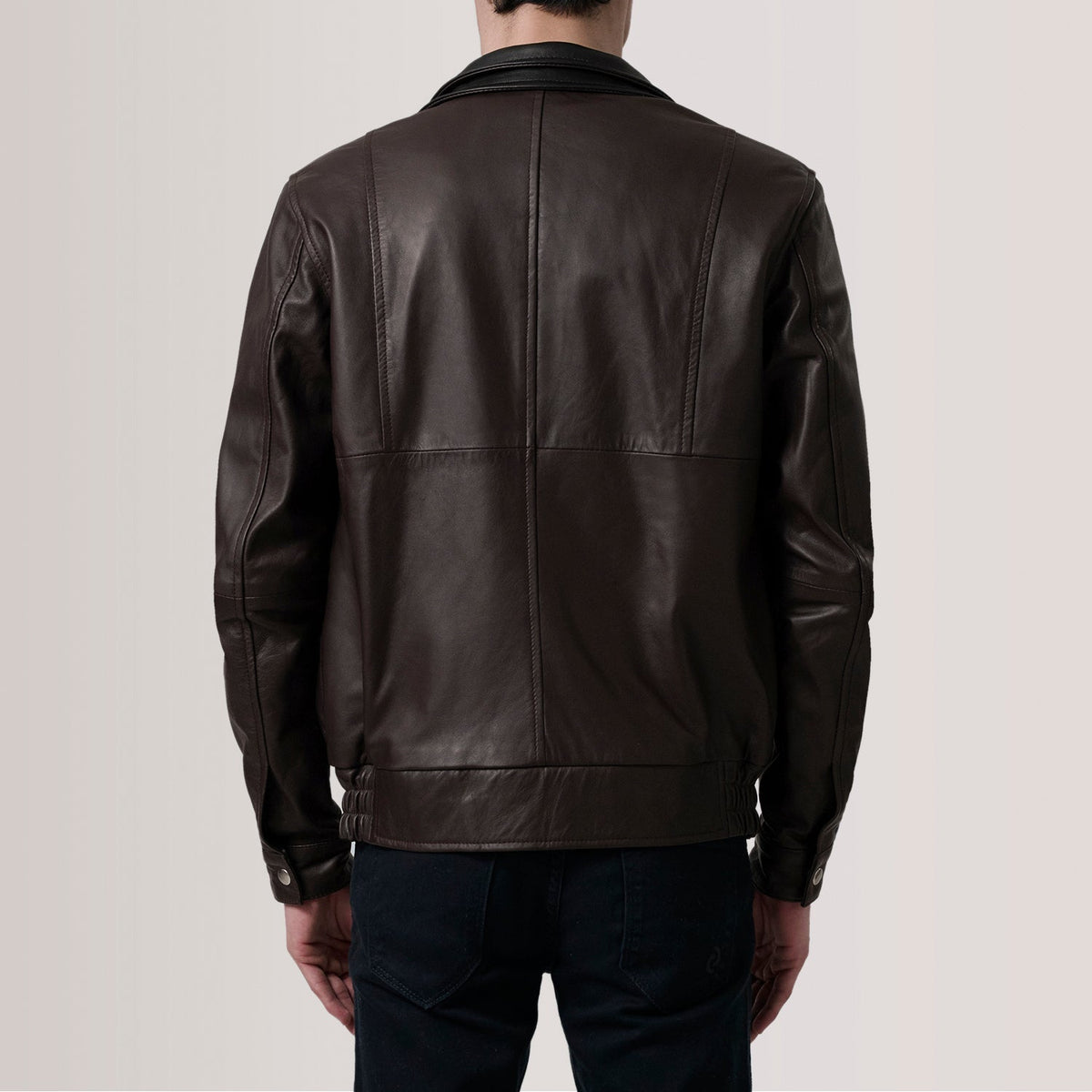 Alfred Blusão Bomber de Couro para Homem – alternate product view 5