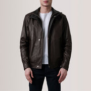 Alfred Blusão Bomber de Couro para Homem – alternate product view 6