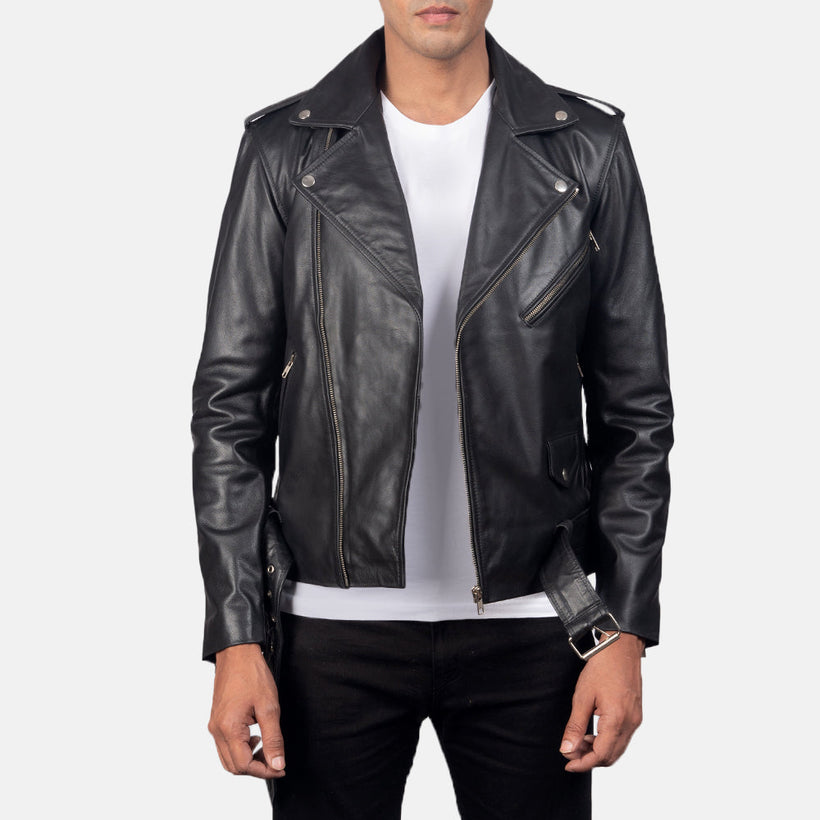 Allaric Alley Blusão Biker de Couro para Homem