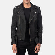 
Allaric Alley Jaqueta Biker de Couro para Homem – alternate product view 1