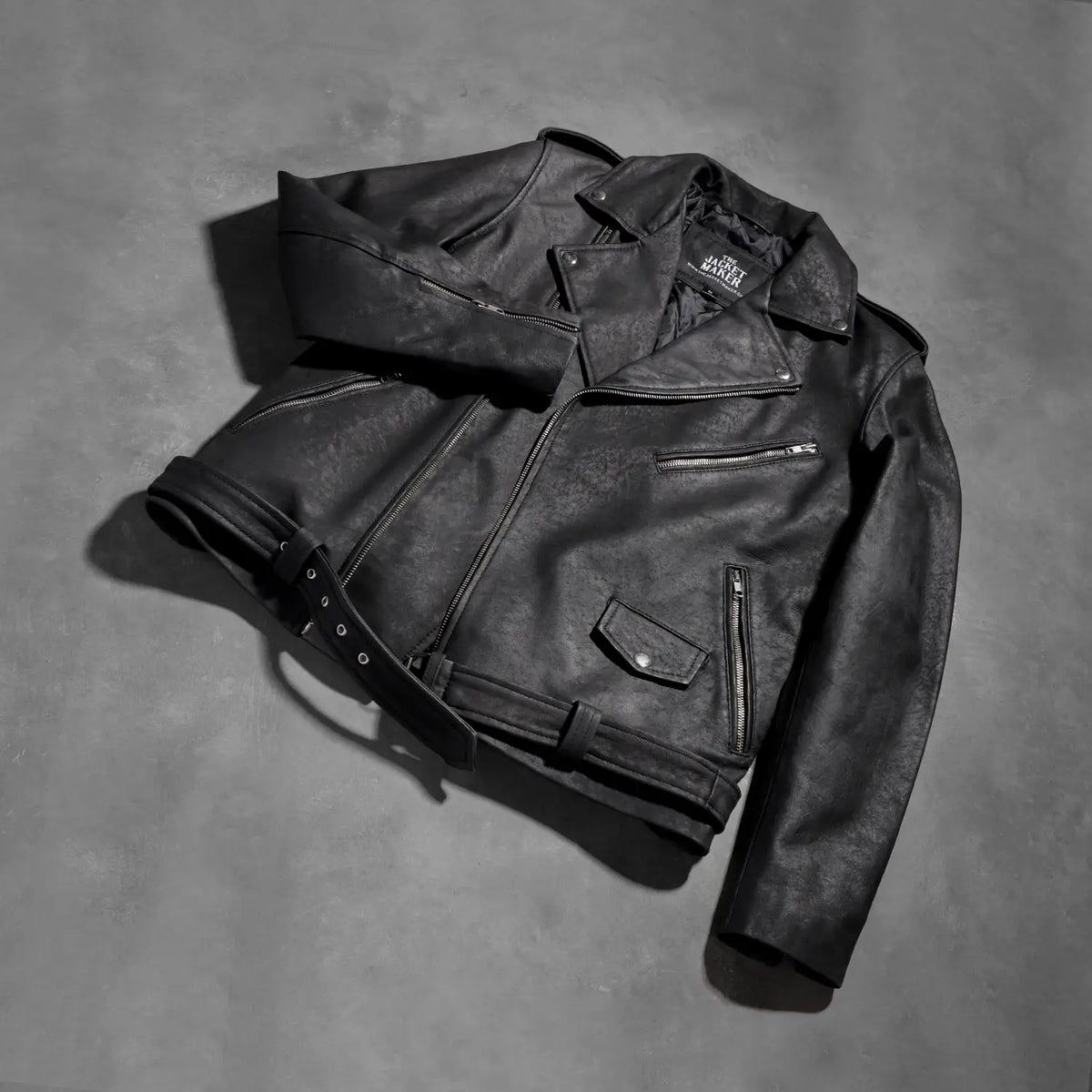 
Allaric Alley Jaqueta Biker de Couro para Homem – alternate product view 8