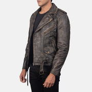 
Allaric Alley Jaqueta Biker de Couro para Homem – alternate product view 2