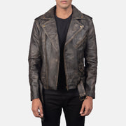 
Allaric Alley Jaqueta Biker de Couro para Homem – alternate product view 3