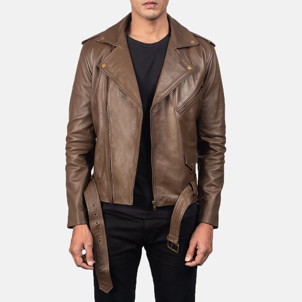 
Allaric Alley Jaqueta Biker de Couro para Homem – alternate product view 1