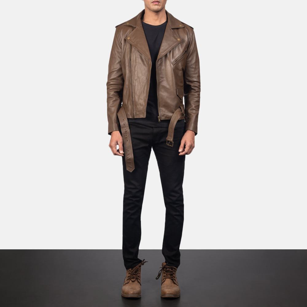 
Allaric Alley Jaqueta Biker de Couro para Homem – alternate product view 4