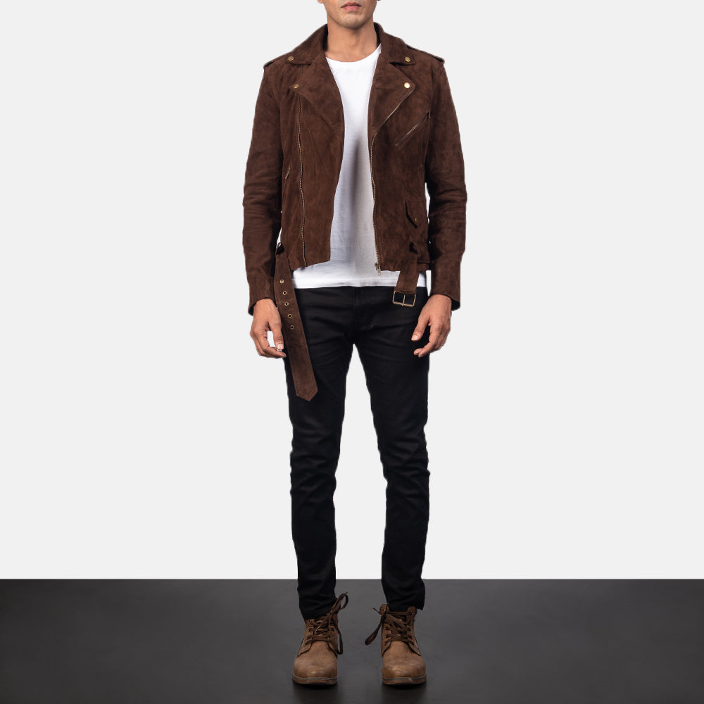
Allaric Alley Jaqueta Biker de Couro para Homem – alternate product view 4