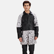 
Artistry Preto Dye Casaco em Couro para Homem in Black & White Sheepskin Dip &Amp; Dye - Vista frontal e silhueta ajustada | Comprar online
