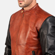 Avan Blusão Bomber de Couro para Homem – alternate product view 6
