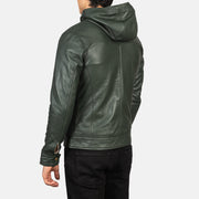 Baston Blusão Bomber de Couro para Homem – alternate product view 5