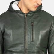 Baston Blusão Bomber de Couro para Homem – alternate product view 6