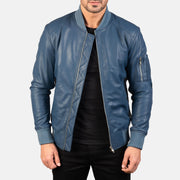 
Bomia MA-1 Jaqueta Bomber de Couro para Homem – alternate product view 1