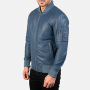 
Bomia MA-1 Jaqueta Bomber de Couro para Homem – alternate product view 2