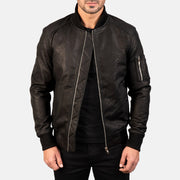 
Bomia MA-1 Jaqueta Bomber de Couro para Homem – alternate product view 1