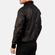 
Bomia MA-1 Jaqueta Bomber de Couro para Homem – alternate product view 4