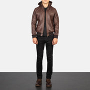 
Bouncer Biz Jaqueta Bomber de Couro para Homem – alternate product view 3