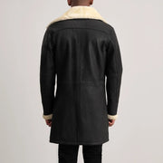 Charles Casaco de Couro Castanho Shearling Casaco de Couro para Homem – alternate product view 5