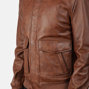 Coffmen Blusão Bomber de Couro para Homem – alternate product view 6