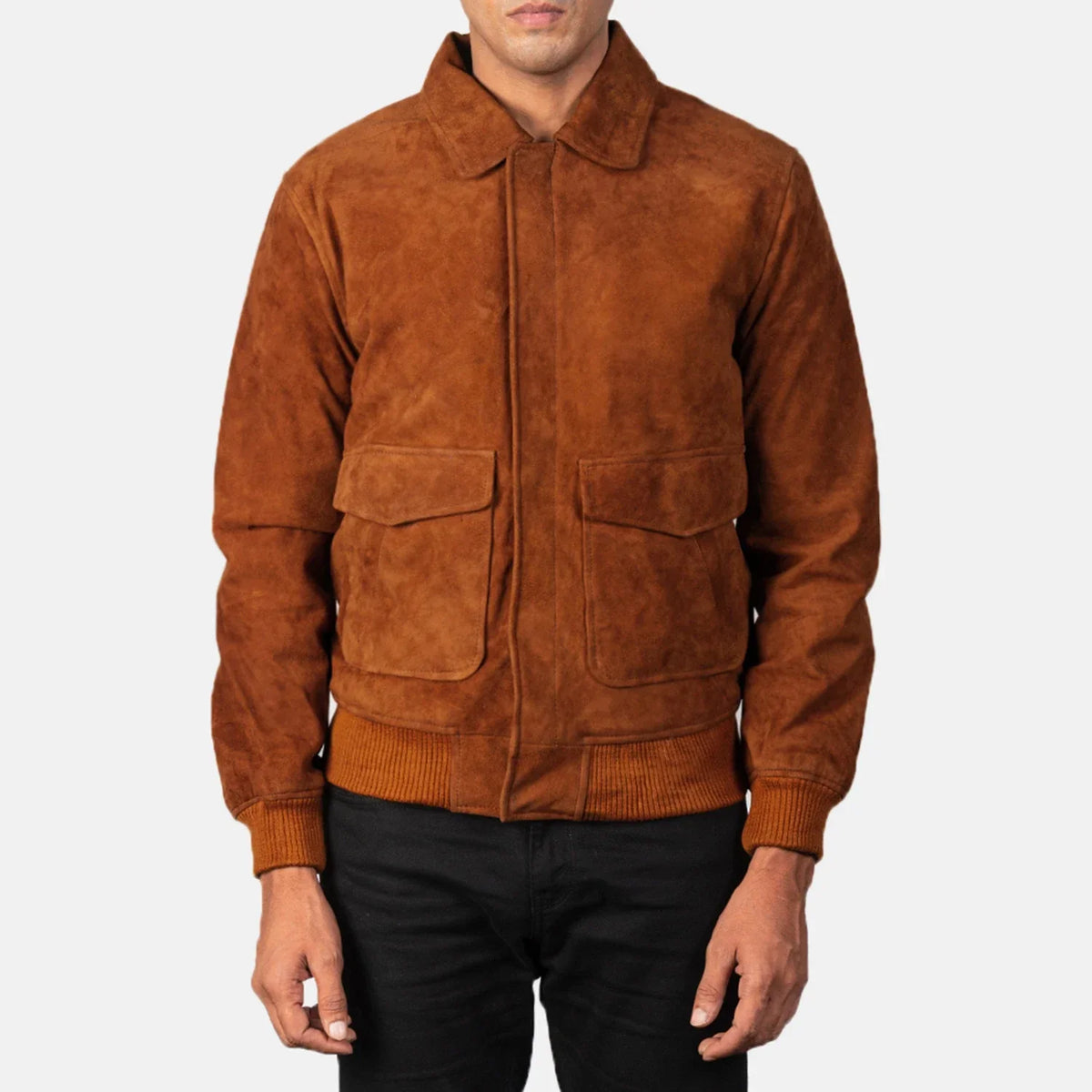 Coffmen Blusão Bomber de Couro para Homem – alternate product view 4