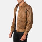 Coffmen Blusão Bomber de Couro para Homem – alternate product view 2