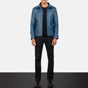 Columbus Blusão Bomber de Couro para Homem – alternate product view 3
