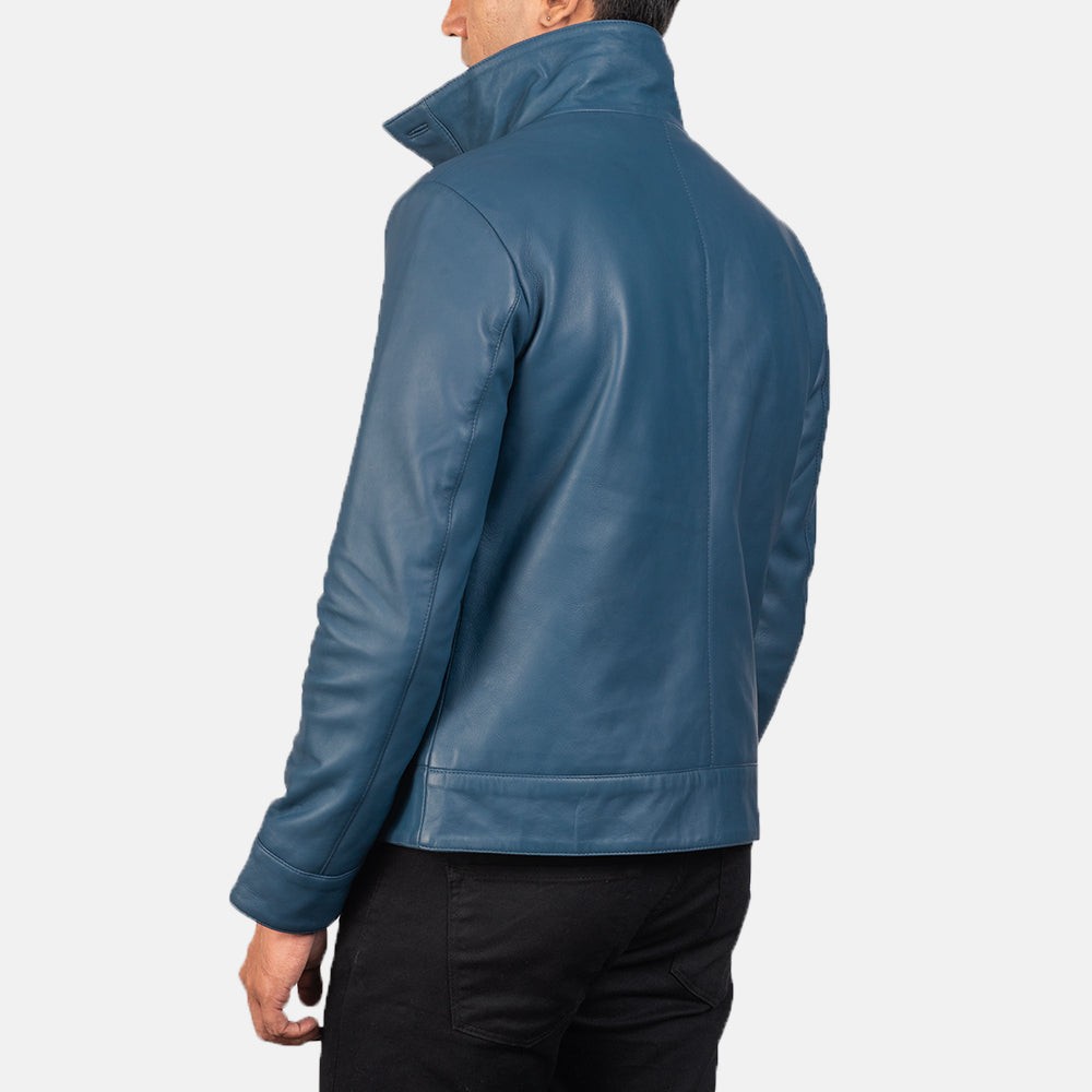 Columbus Blusão Bomber de Couro para Homem – alternate product view 5